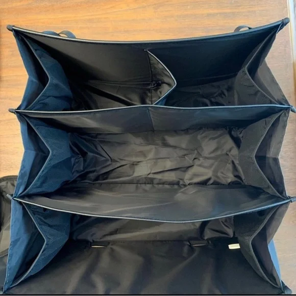 Beis The Hanging Duffle Bag in Black - Picture 7 of 15